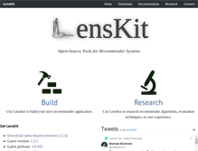 Tablet Screenshot of lenskit.org